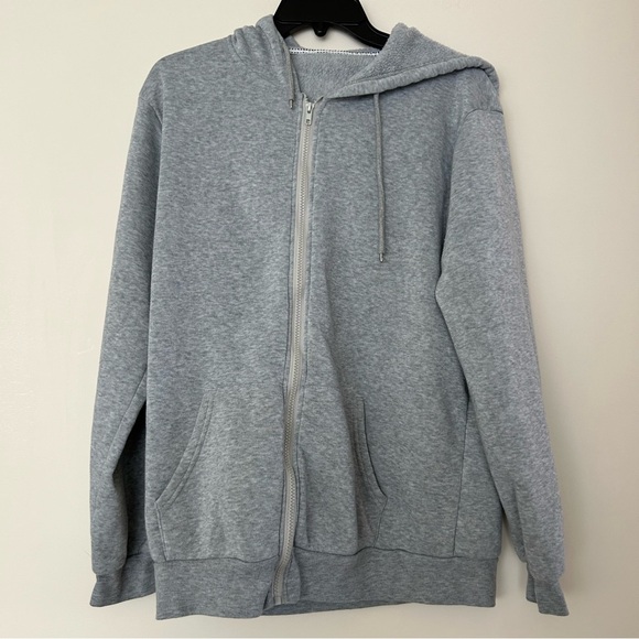 Shein Mens Zip Front Hoodie - Picture 1 of 8